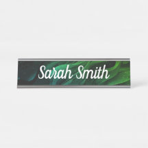 Desk name plate