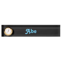 Desk Name Plate Abe
