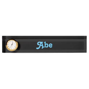 Desk Name Plate Abe