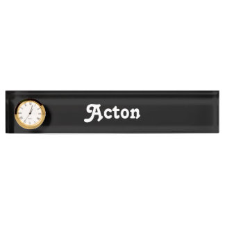 Desk Name Plate Acton