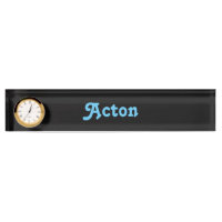 Desk Name Plate Acton