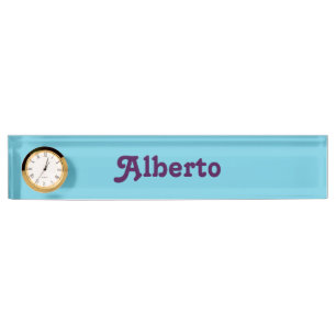 Desk Name Plate Alberto