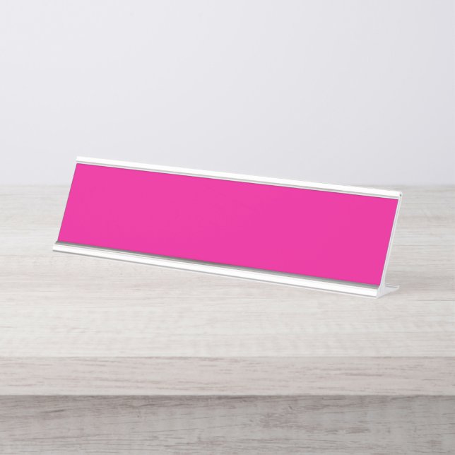 Desk Name Plate | Modern Office | Custom Sign (Front)