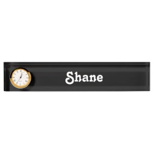 Desk Name Plate Shane