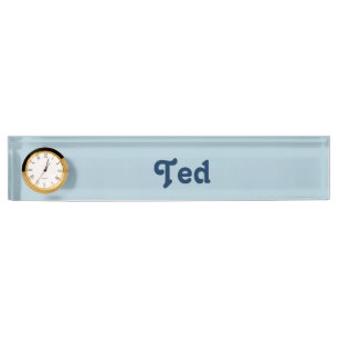 Desk Name Plate Ted