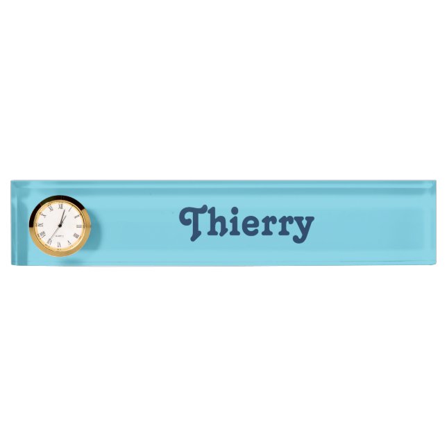 Desk Name Plate Thierry (Front)