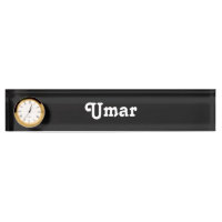 Desk Name Plate Umar