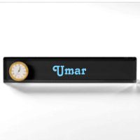 Desk Name Plate Umar