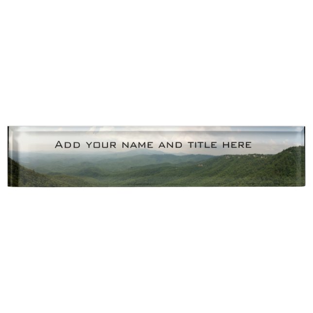 Desk Nameplate Blowing Rock, NC (Front)