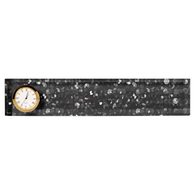 Desk Nameplate Crystal Bling Strass (Front)