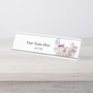 Desk Nameplate Template