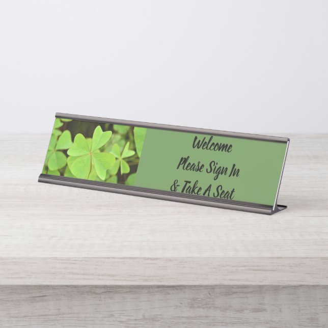 Desk Office Name Work Design Destiny'S Destiny Plate (Front)