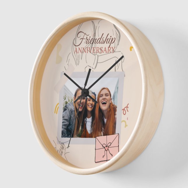 Desk Organiser Clock (Angle)
