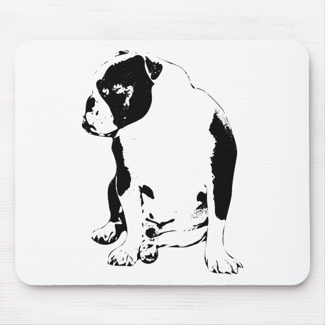 Desk Pace, Winter Focus Mouse Pad (Front)