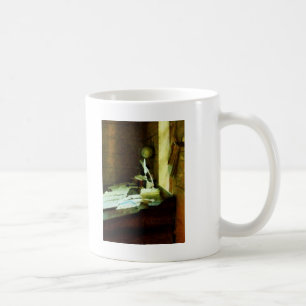 Desk With Quill and Papers Coffee Mug