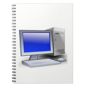 Desktop Computer Spiral Notebook