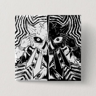 DesktopTelepathy 15 Cm Square Badge