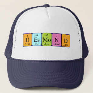 Desmond periodic table name hat
