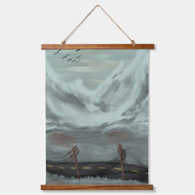 Desolate Road Hanging Tapestry (Front)