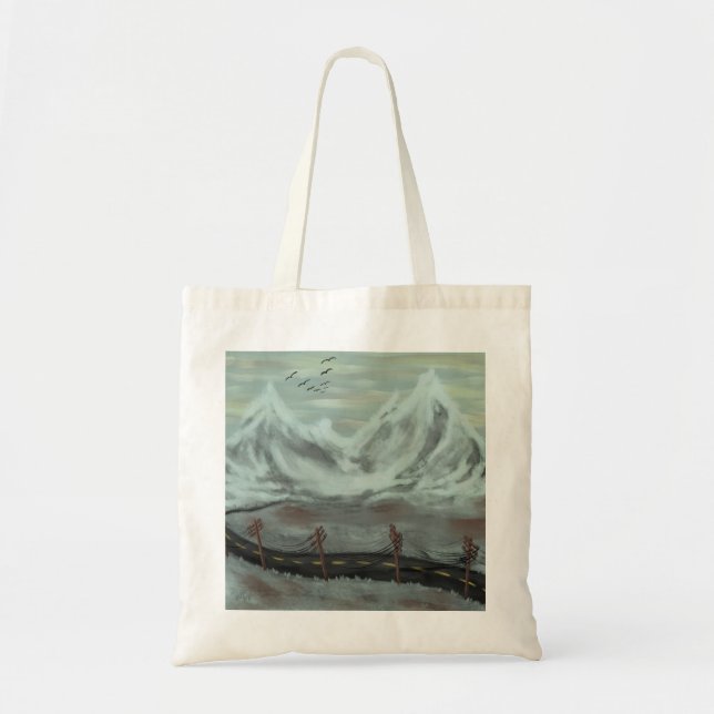 Desolate Road Tote Bag (Front)
