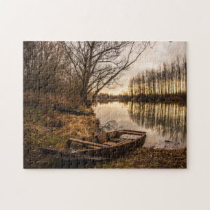 Desolated boat jigsaw puzzle