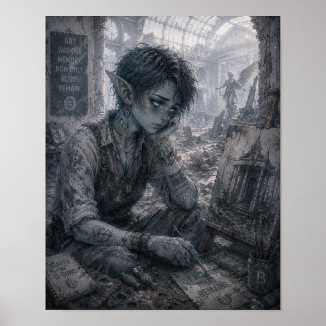 Despair / Artist / Museum Ruins Poster (Front)