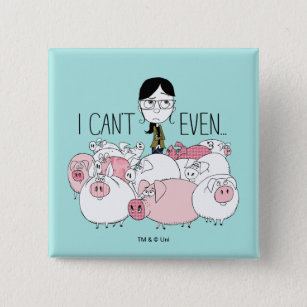 Despicable Me   Margo - I Can't Even 15 Cm Square Badge