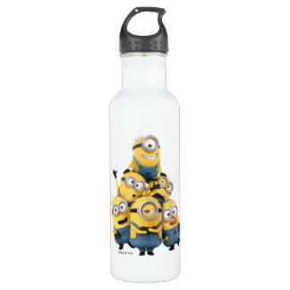 Minions the rise of Gru Birthday Water Bottle Label Template