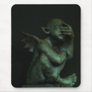 Despondent Gargoyle Mouse Pad