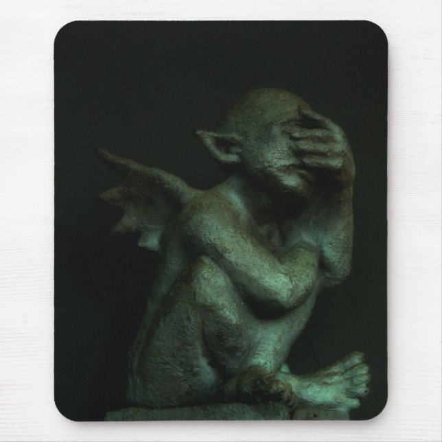 Despondent Gargoyle Mouse Pad (Front)