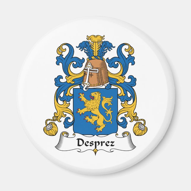 Desprez Family Crest Magnet (Front)