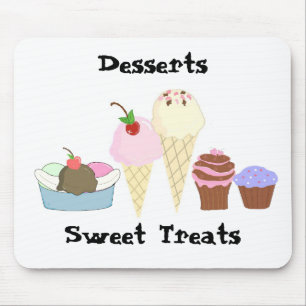 Dessert and Sweet Treats Mouse Pad