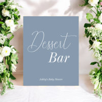 Dessert Bar Dusty Blue White