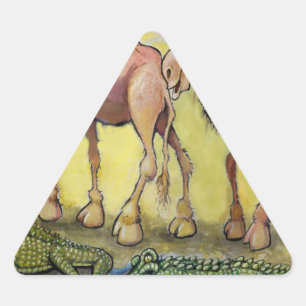 Dessert Beasts Triangle Sticker