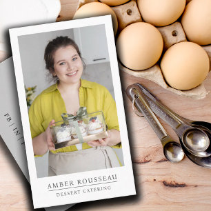 Dessert Caterer Baker  Business Card