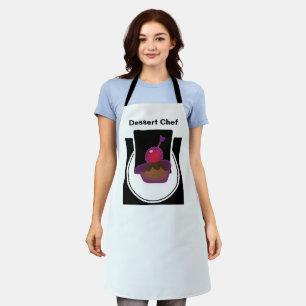 Dessert Chef White Apron