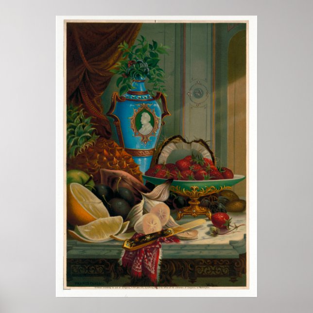 Dessert. Chromolithographs; Still life prints 1910 (Front)