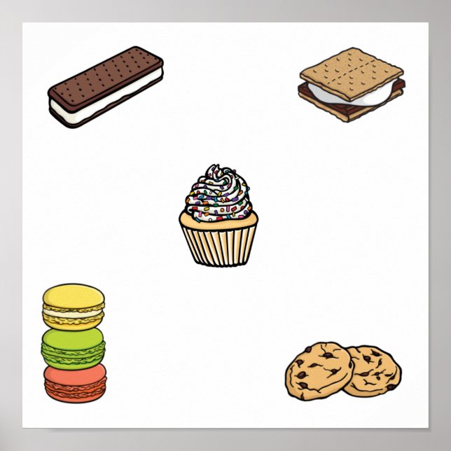 Dessert collection poster (Front)