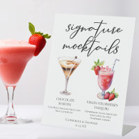 Dessert Mocktails Chocolate Martini Strawberry