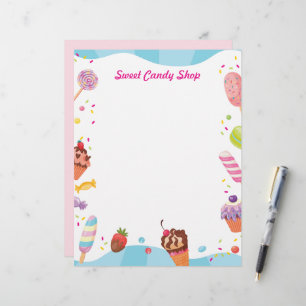 Desserts and Candies Letterhead