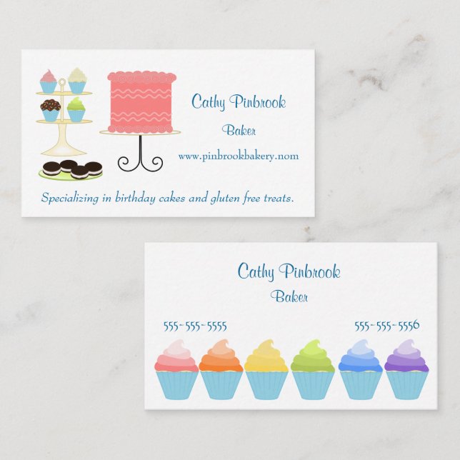 Desserts Business Card (Front/Back)