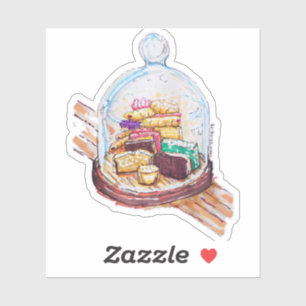 Desserts Under Glass Dome