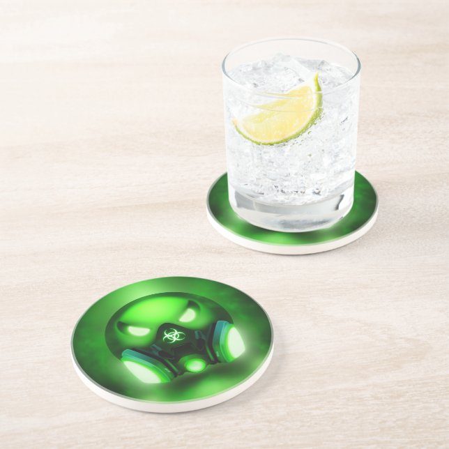 Dessous De Verre En Grès Toxicmoji Coaster (Side)