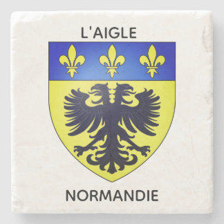 Dessous de verre en pierre - Blason de L'Aigle Stone Coaster