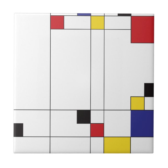 DeStijl Art Tile (Front)