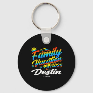 Destin Beach Florida Family Matching Vacation Summ Key Ring