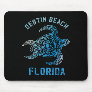 Destin Beach Florida Fl Sunshine State Ocean Turle Mouse Pad