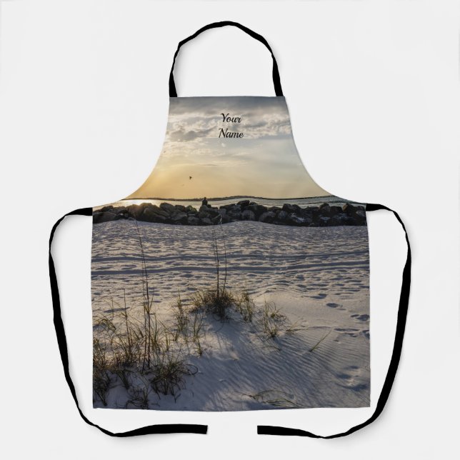 Destin Beach Florida Jetty Sunset Apron (Front)
