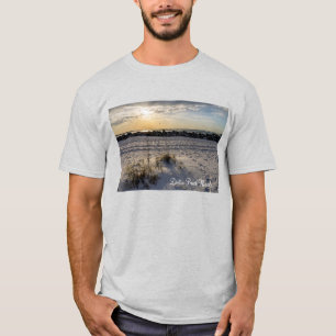 Destin Beach Florida Jetty Sunset Men's T-shirt