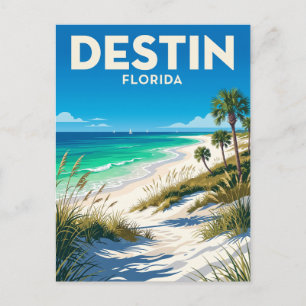 Destin Beach Florida Postcard